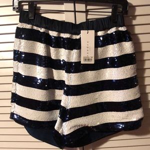 Sandro sequin shorts